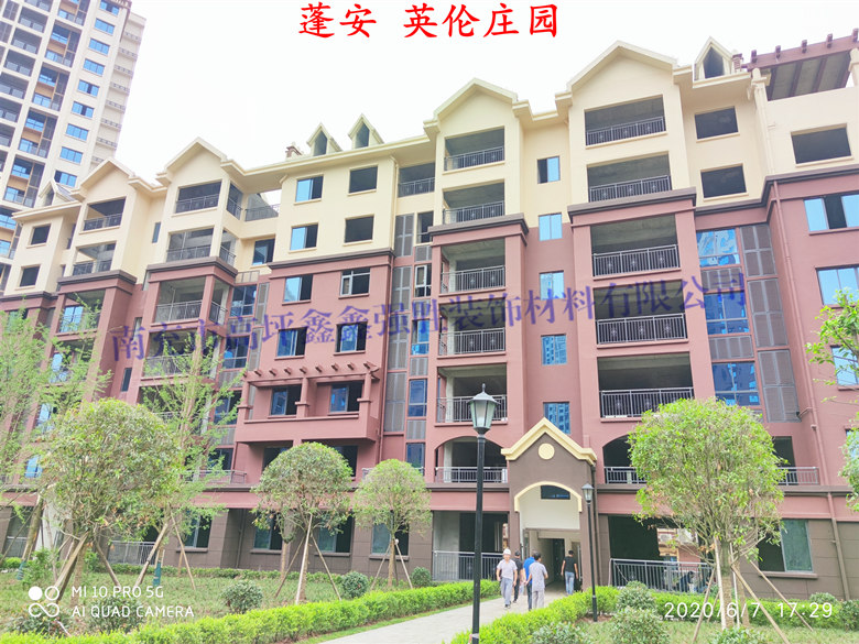 四川EPS線條廠家分享蓬安英（yīng）倫莊園成功案例